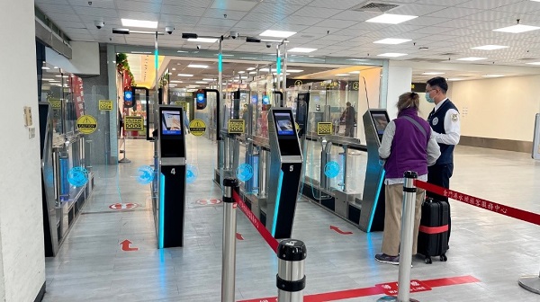 金門水頭港旅客服務中心出境區新世代e-Gate，即將搬遷至新址繼續為旅客服務。