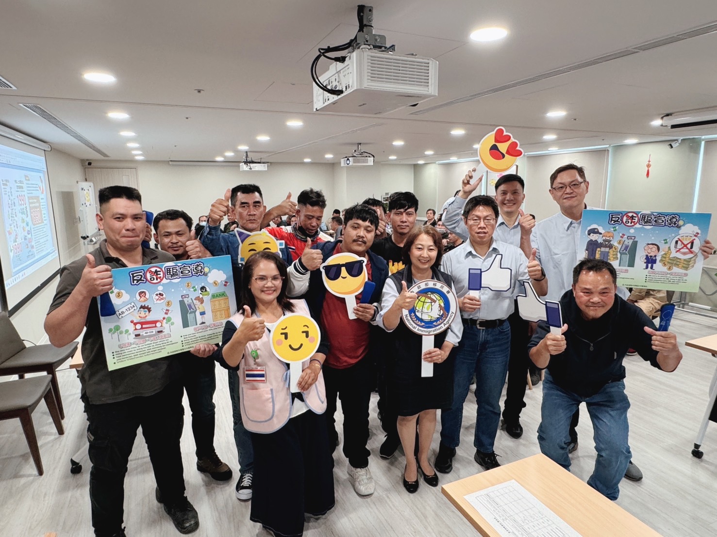 移民署攜手企業宣導反詐 結合泰語通譯提升移工防詐力