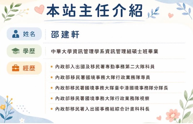★本站主任簡介★