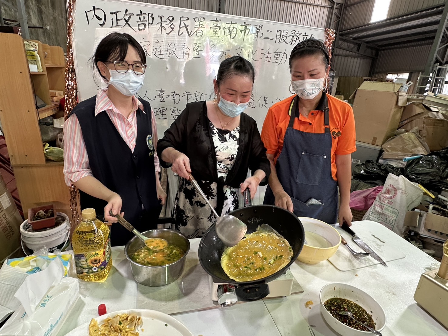 多元共融迎重陽 臺南移民署邀新住民手作美食傳溫情